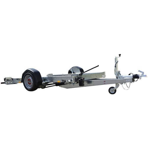 STEMA PKW-Anhänger »WOMxt 1300«, BxL: 153 cm x 251 cm, max. Nutzlast 910 kg - silberfarben