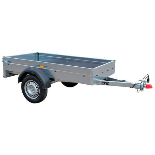 STEMA PKW-Anhänger »AN750«, BxL: 108 cm x 201 cm, max. Nutzlast 630 kg - silberfarben
