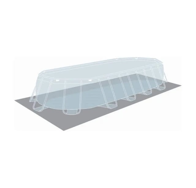 INTEX Ovalpool »Prism«, Oval, BxLxH: 305x610x122 cm, hellgrau