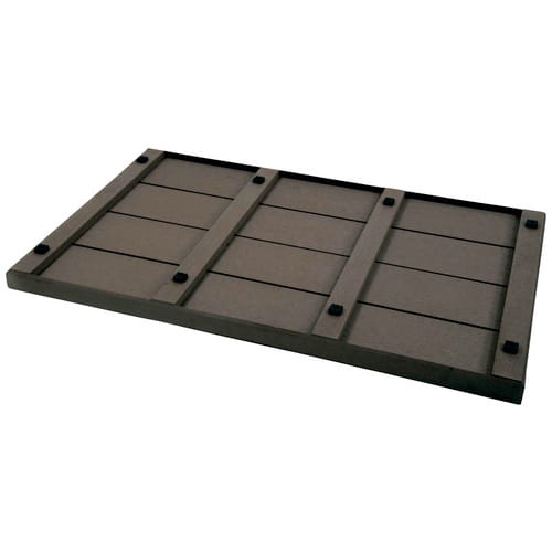 STEINBACH Bodenelement für Aufstellleitern und Solarduschen - schwarz