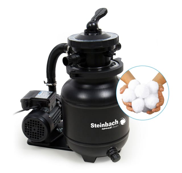 STEINBACH Filteranlage »Speed Clean Active«, Max. Durchflussmenge: 3,8 m³/h - schwarz