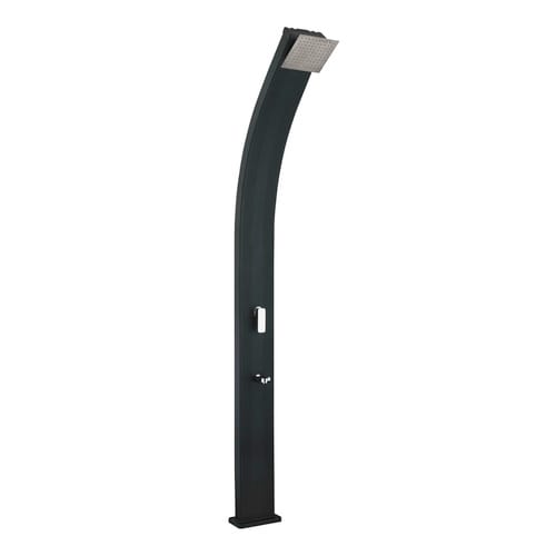 STEINBACH Solardusche »Speedshower slim line deluxe«, Aluminium, mit 24 l-Tank, verstellbarer Duschkopf - schwarz