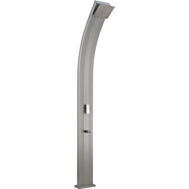 STEINBACH Solardusche »Speedshower slim line deluxe«, Aluminium, mit 24 l-Tank, verstellbarer Duschkopf - silberfarben