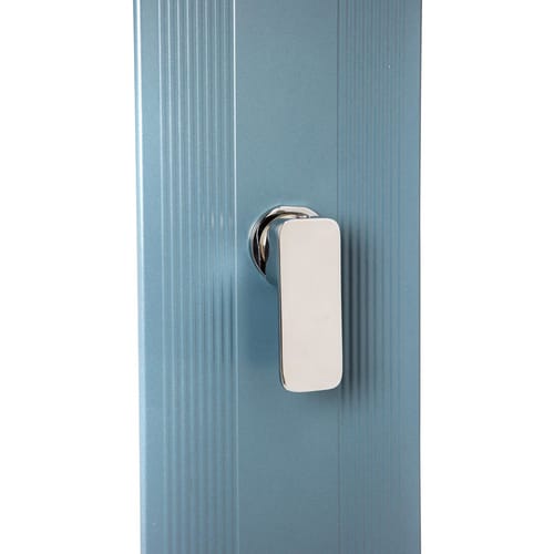 STEINBACH Solardusche »Speedshower slim line deluxe«, Aluminium, mit 24 l-Tank, verstellbarer Duschkopf - blau