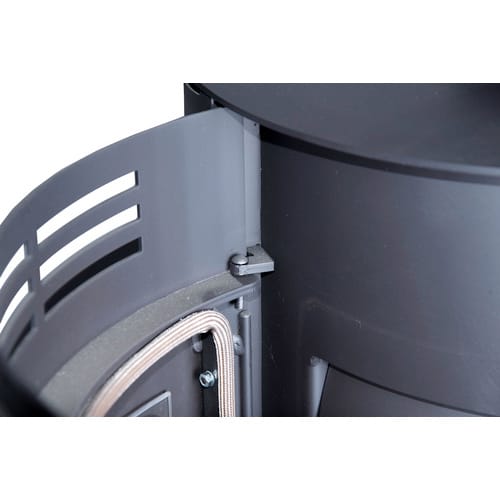 THORMA Kaminofen »Andorra«, schwarz, Stahlblech, 7,5 kW, Zeitbrand geeignet