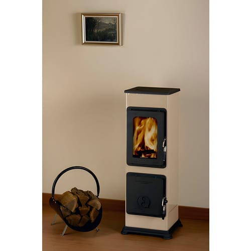 THORMA Werkstattofen »Bozen AT«, cappuccinofarben, Stahlblech, 5 kW, Zeit- und Dauerbrand geeignet - beige