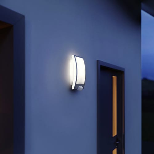 STEINEL Sensor-Außenleuchte »L 22 S«, 60 W, inkl. Bewegungsmelder - grau