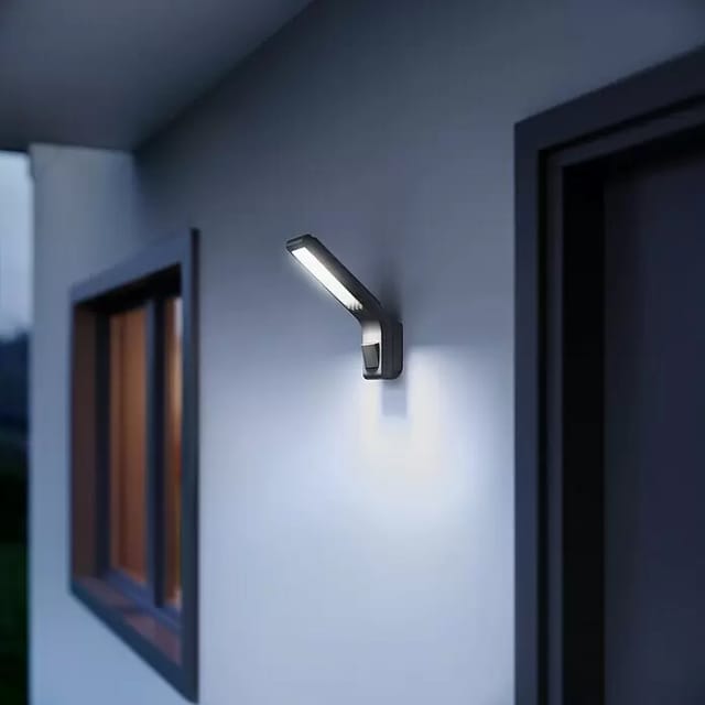 STEINEL LED-Strahler »XLED slim«, 10,5 W, inkl. Bewegungsmelder - grau