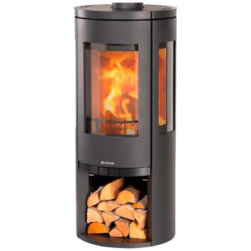 COLOR EMAJL Kaminofen »Glasgow«, schwarz, Stahl, 6,4 kW, Dauerbrand geeignet