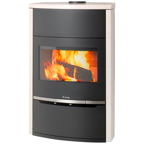 COLOR EMAJL Kaminofen »Alaska«, Naturstein, 7,8 kW - beige