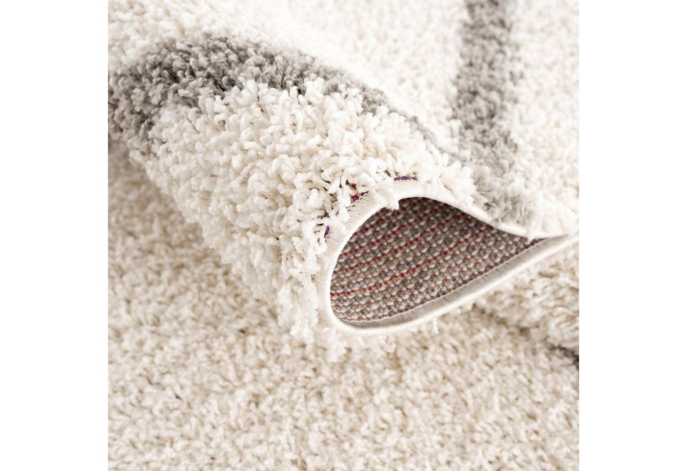 Sanat Hochflor-Teppich Madrid 1, auch in Rund erhältlich, rechteckig, Höhe: 30 mm, Wohnzimmer, Langflor, Shaggy Teppich Bild 2