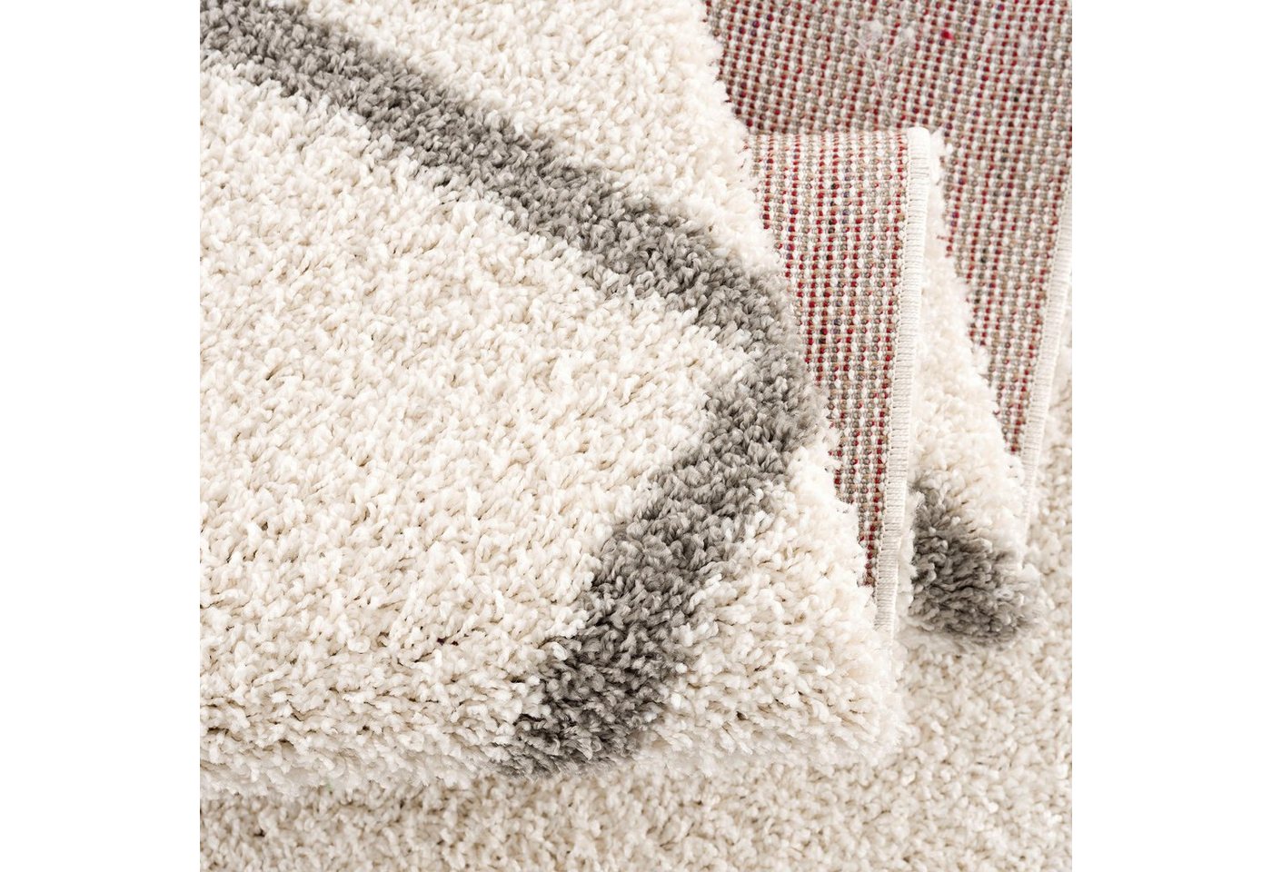 Sanat Hochflor-Teppich Madrid 1, auch in Rund erhältlich, rechteckig, Höhe: 30 mm, Wohnzimmer, Langflor, Shaggy Teppich Bild 3