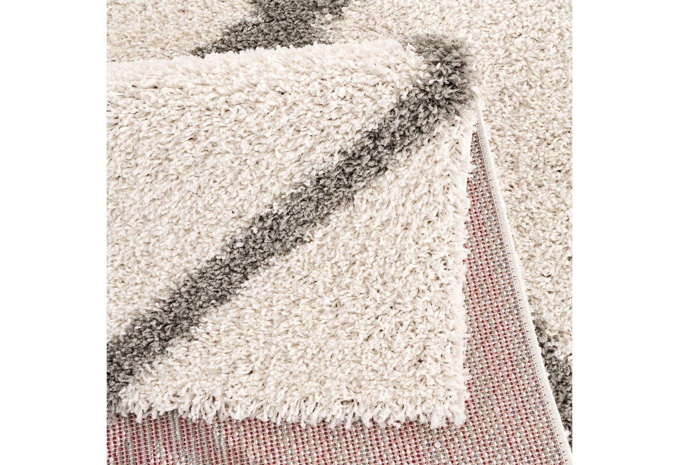 Sanat Hochflor-Teppich Madrid 1, auch in Rund erhältlich, rechteckig, Höhe: 30 mm, Wohnzimmer, Langflor, Shaggy Teppich Bild 5