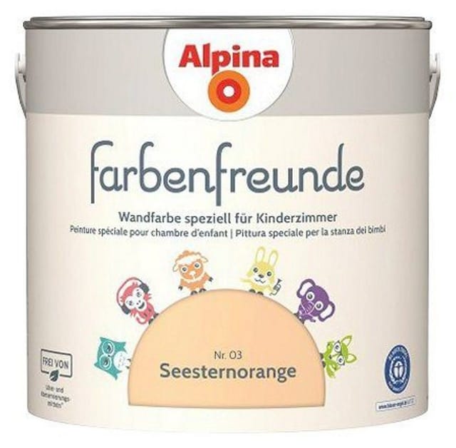 ALPINA Dispersionsfarbe »Farbenfreunde«, Seesternorange, matt