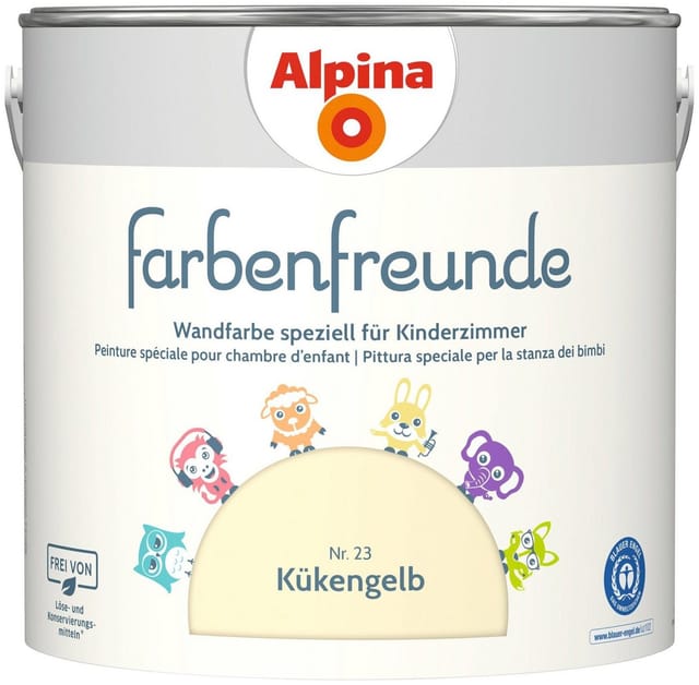 ALPINA Dispersionsfarbe »Farbenfreunde«, Kükengelb, matt