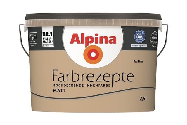 ALPINA Innenfarbe »Farbrezepte«, Tea Time, matt - bunt