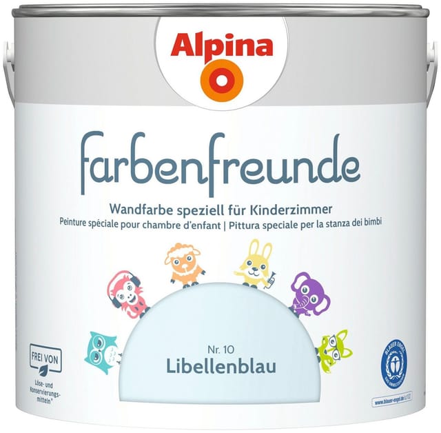 ALPINA Dispersionsfarbe »Farbenfreunde«, Libellenblau, matt