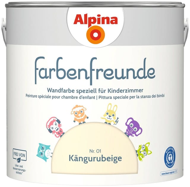 ALPINA Dispersionsfarbe »Farbenfreunde«, Kängurubeige, matt