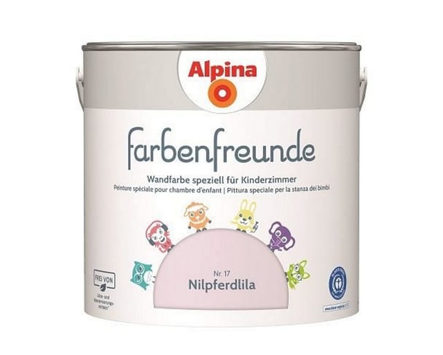 ALPINA Dispersionsfarbe »Farbenfreunde«, Nilpferdlila, matt