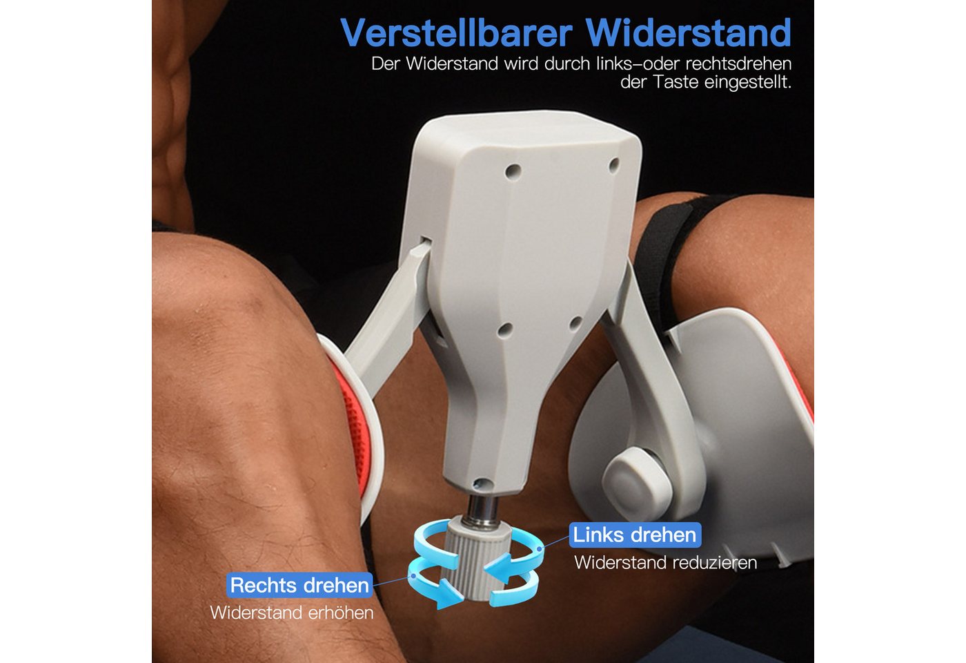 inschimmer Beckenbodentrainer Oberschenkeltrainer Beckenbodentrainer bis 35kg für Männer Frauen Bild 2