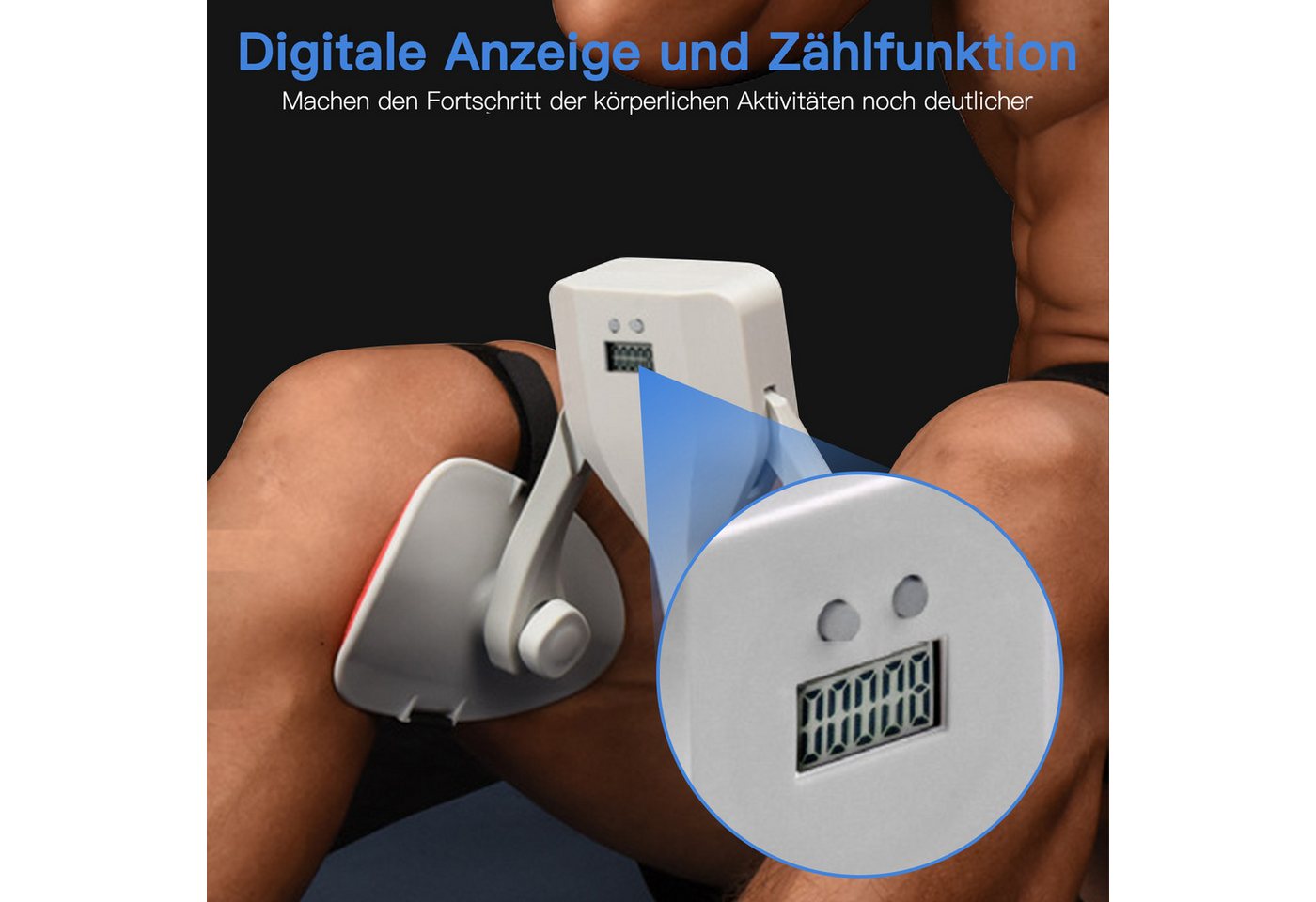 inschimmer Beckenbodentrainer Oberschenkeltrainer Beckenbodentrainer bis 35kg für Männer Frauen Bild 5