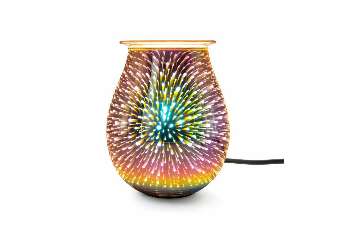 Candle BROTHERS Duftlampe elektrisch Glas 16x21cm