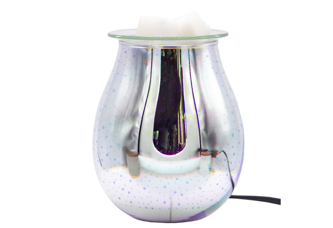 Candle BROTHERS Duftlampe elektrisch Glas 16x21cm Bild 3