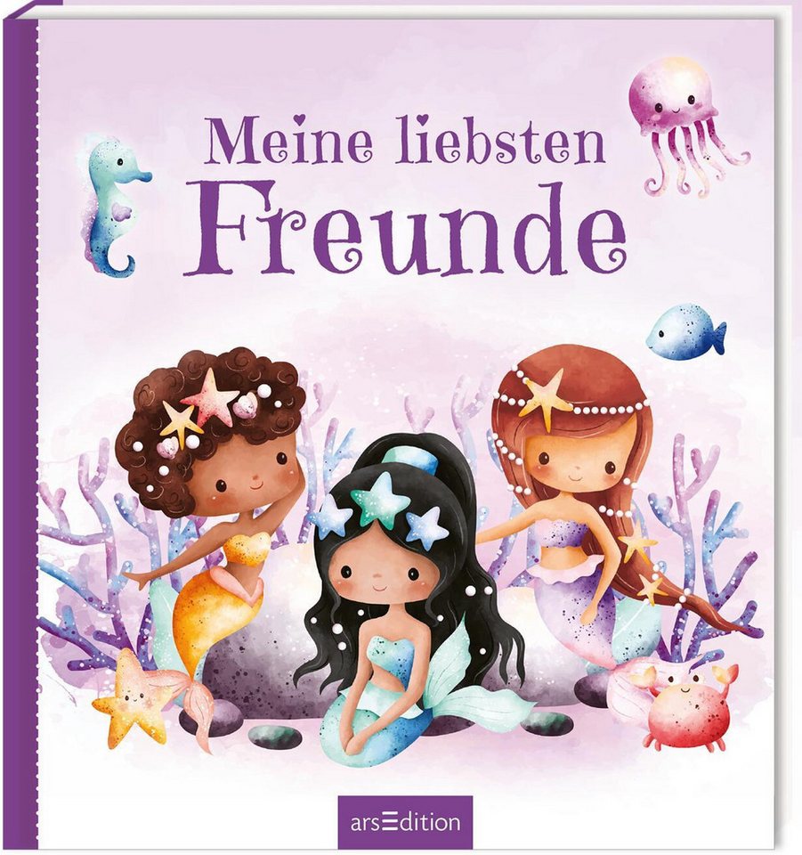 Ars Edition Poesiealbum Meine liebsten Freunde – Meerjungfrau