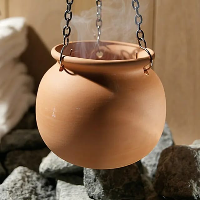 KARIBU Aufgusstopf, 14 x 11 cm, terracotta - rot
