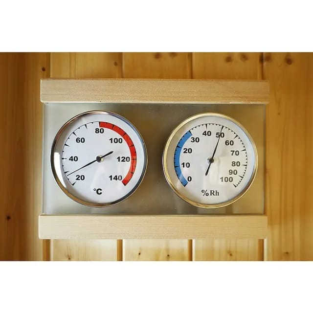KARIBU Klimamessstation, , geeignet für: Karibu Saunen - beige
