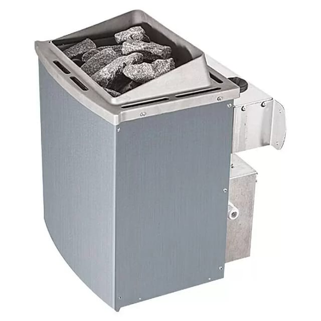 KARIBU Saunaofen, inkl. integrierter Steuerung, 9 kW - silberfarben