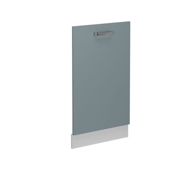 Vicco Frontblende R-Line, Blau-Grau/Weiß, 45 cm ohne Arbeitsplatte (1 St)