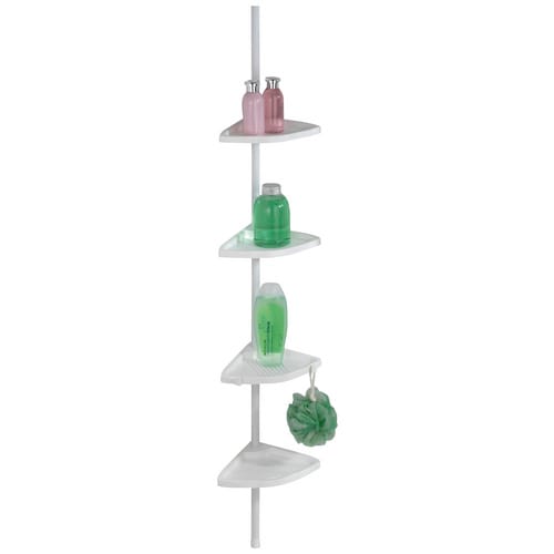 WENKO Duschecke »Easy«, Kunststoff/Aluminium, weiß - weiss