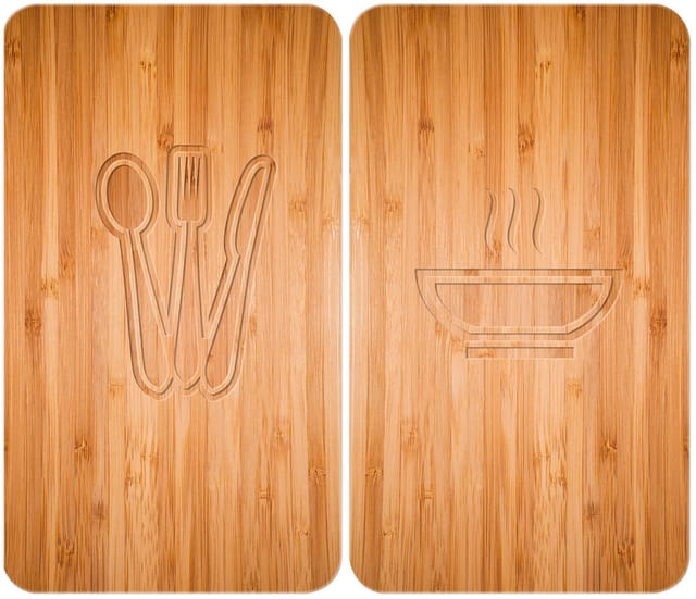 WENKO Glasabdeckplatte »Universal Lunch«, BxHxT: 3 x 1,8 x 52 cm, Glas/Thermoplaste, mehrfarbig