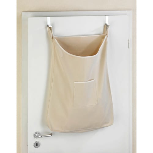 WENKO Wäschesammler »Canguro«, BxHxL: 52 x 81 x 10 cm, Baumwolle - beige