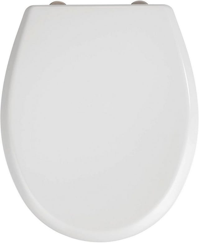 WENKO WC-Sitz »Gubbio«, Duroplast, oval, mit Softclose-Funktion - weiss