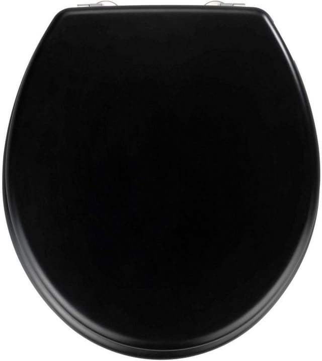 WENKO WC-Sitz »Prima«, MDF, oval - schwarz