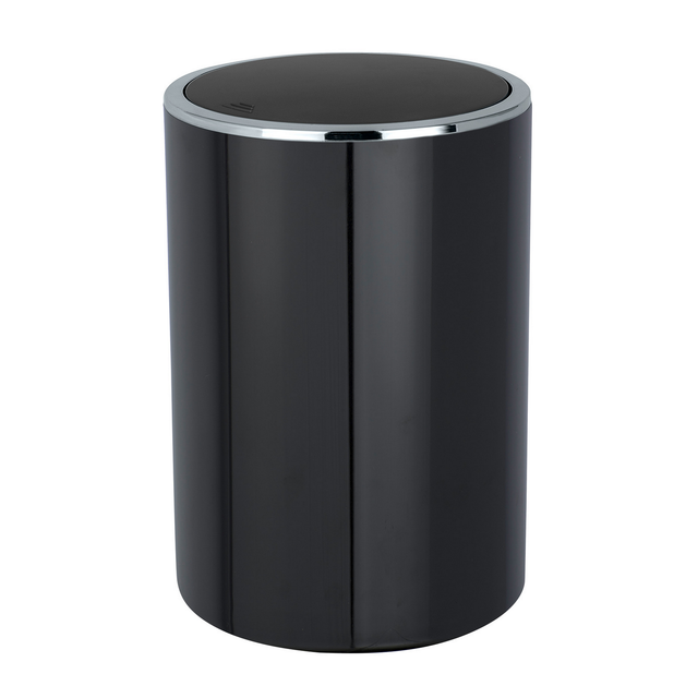 WENKO Schwingdeckeleimer »Inca«, 5 l, schwarz