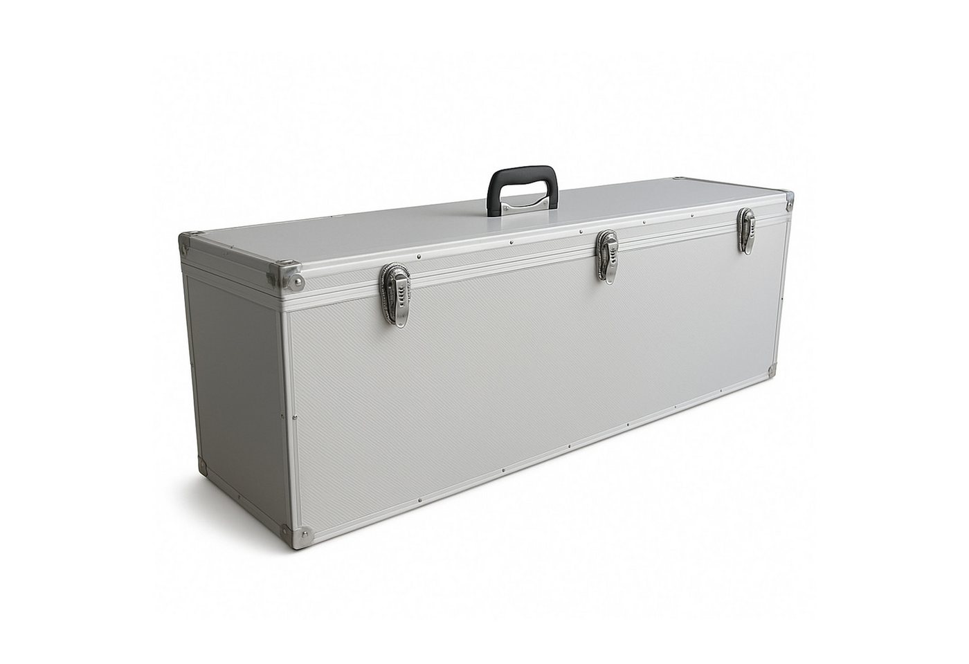 ECI Tools Werkzeugkoffer Koffer (LBH) 110x25x35cm Silber Deckel abnehmbar Messgeräte Musik EDV Bild 2