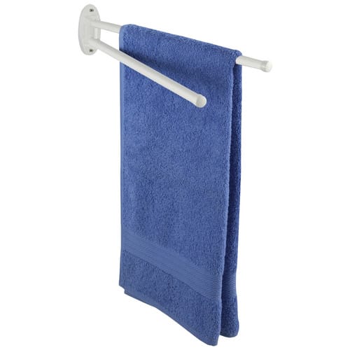 WENKO Handtuchhalter »Basic«, Metall, weiß - weiss