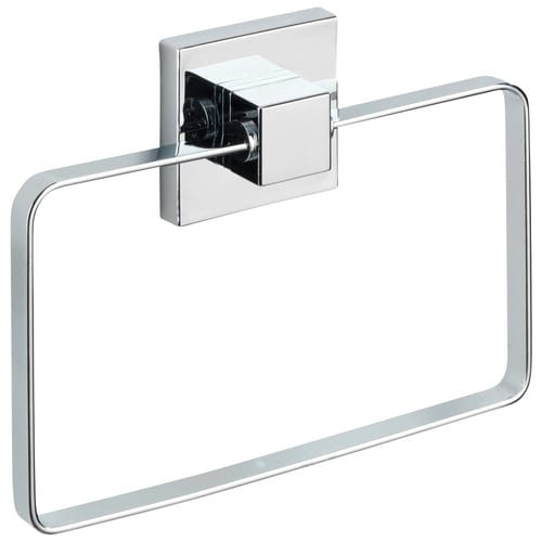 WENKO Handtuchring »Vacuum-loc Quadro«, Edelstahl, silberfarben