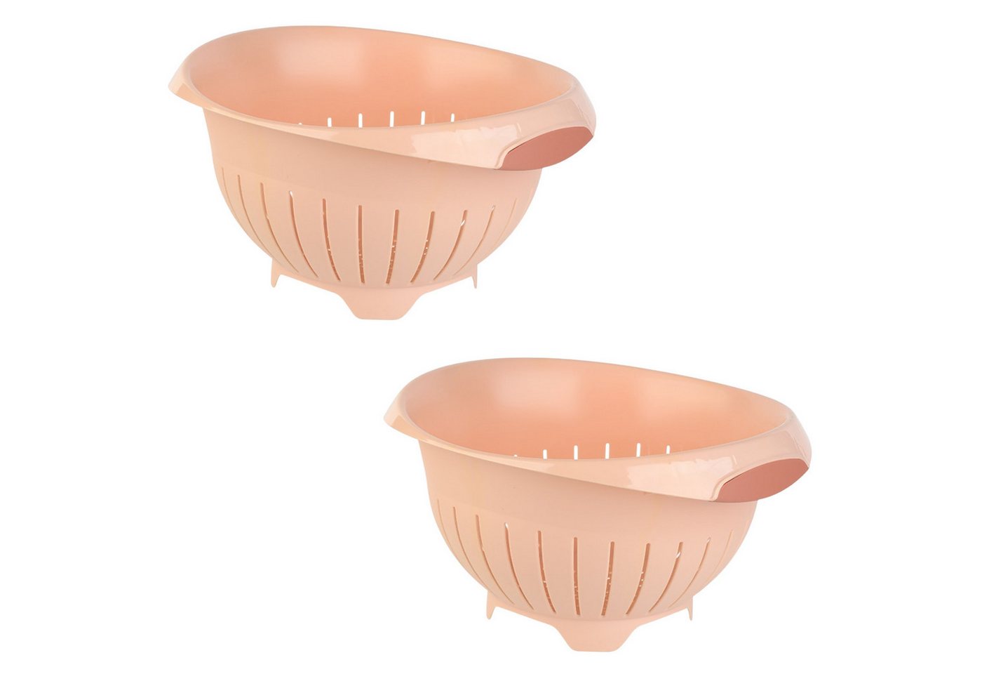 Engelland Nudelsieb Abtropfsieb, Seiher, Kunststoff, (Vorteils-Set, 2-St., Ø 24,5 cm), spülmaschinengeeignet, BPA-frei, lebensmittelecht Bild 3