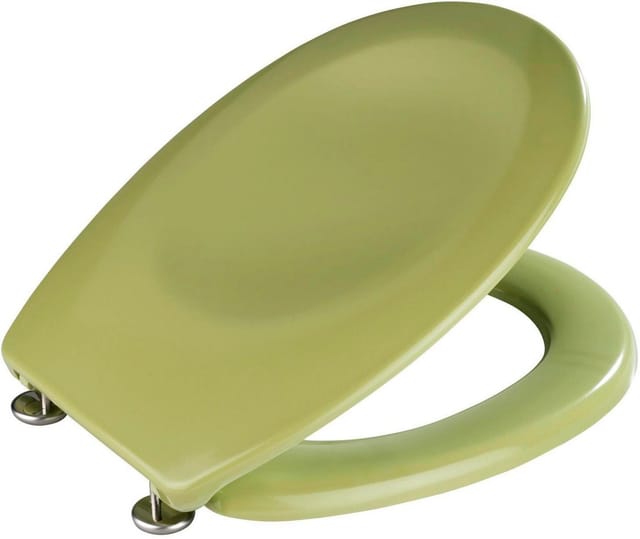 WENKO WC-Sitz »Bergamo«, Duroplast, oval - gruen
