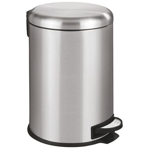 WENKO Abfalleimer »LEMAN«, Trittmechanismus, 20 l, Kunststoff/rostfreier Stahl - beige