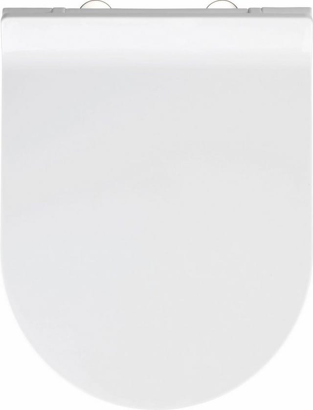 WENKO WC-Sitz »Habos«, Thermoplast, oval, mit Softclose-Funktion - weiss