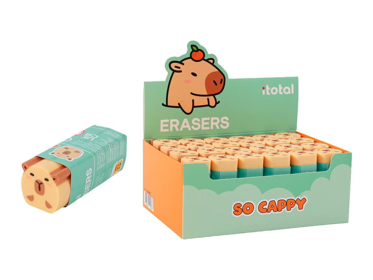 I-TOTAL Radiergummi Radiergummi CAPYBARA (einzeln)