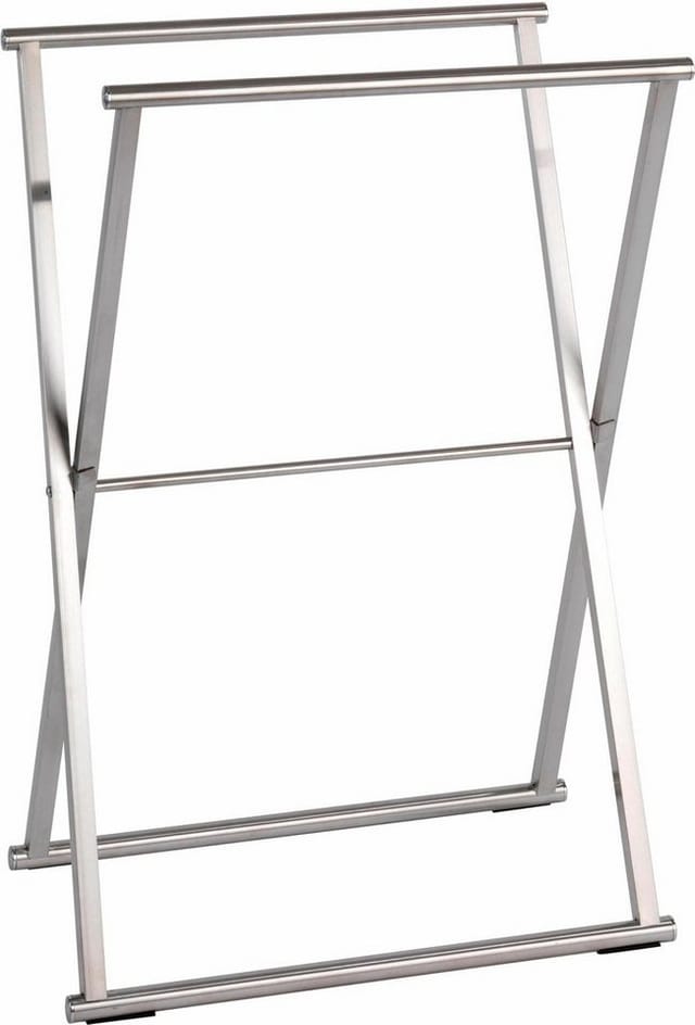WENKO Handtuchständer »Lava«, Edelstahl, BxHxT: 53,5 x 80,5 x 35 cm - silberfarben