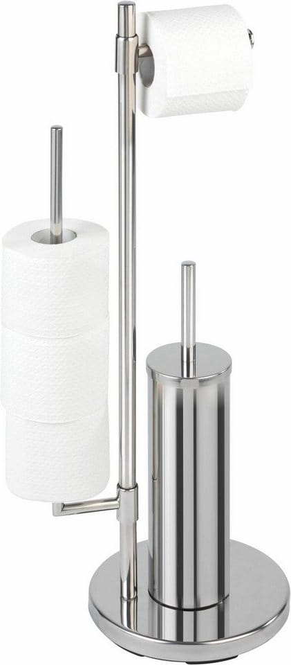 WENKO WC-Bürsten & WC-Garnituren »Universalo Neo«, Edelstahl, silberfarben