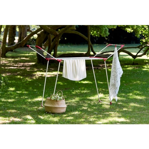 WENKO Wäschetrockner, BxHxL: 153 x 76 x 46 cm, Metall / Polypropylen (PP) - weiss
