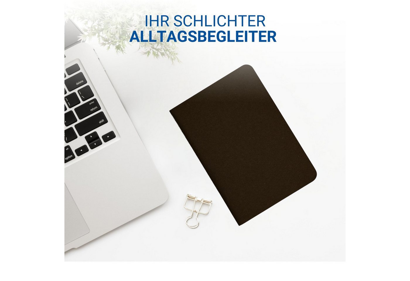 elasto Notizbuch Notizbuch A5 liniert Tagebuch aus Kraftpapier Bild 3
